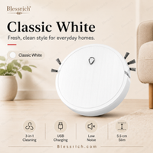 3-in-1 Robot Cleaner with Sweeping, Strong Suction & Mopping