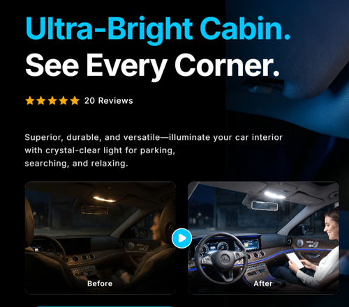 🌞Spring Awakening: 50% discount!💡42-piece super bright LED car interior lighting set - plug & play upgrade for your car ✨