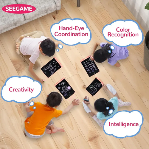 50% OFF  3-Pack Reusable LCD Drawing Board for Kids – Paper-Free Doodle Tablets