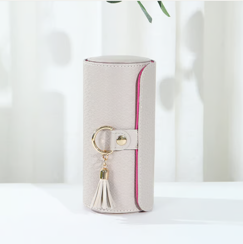 💎 Layered Travel Jewelry Case – Elegant Storage, Always Ready to Shine✈