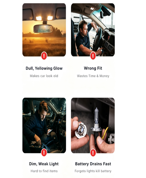 🌞Spring Awakening: 50% discount!💡42-piece super bright LED car interior lighting set - plug & play upgrade for your car ✨