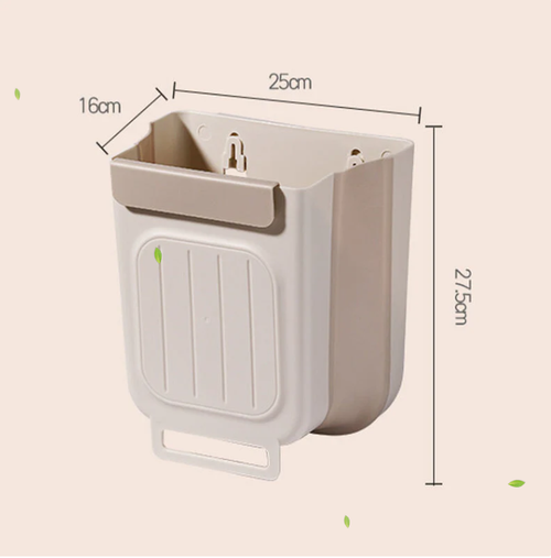 Multipurpose Hanging Collapsible Trash Can for Kitchen