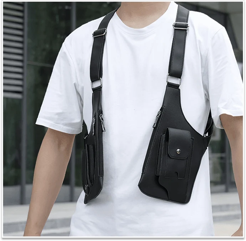 49% OFF🎒Men's Anti-Theft Multi-Pocket Double-shoulder Tactical Bag