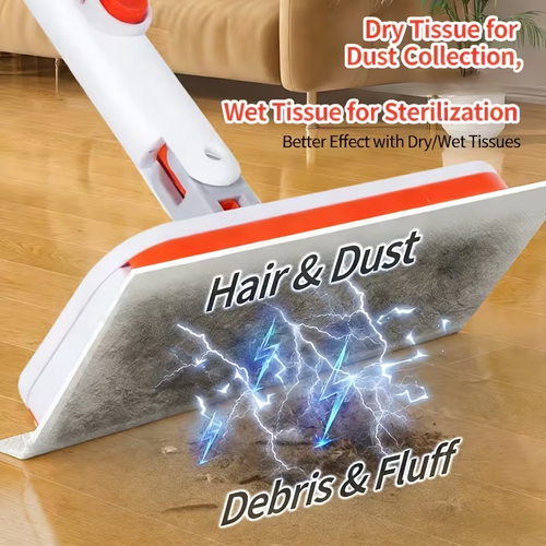 🔥Limited Time 50% OFF！✨️Maximal Cleaning Power！Multi-Functional Hands-Free Clip Flat Mop