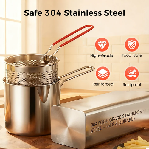 🔥LAST DAY SALE 49% OFF🎁304 Stainless Steel Multifuntional Fryer
