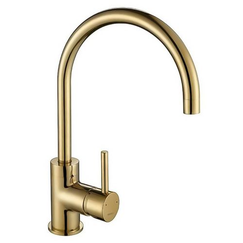 Custom kitchen CountertopsCOURBE CURVED SPOUT TAP