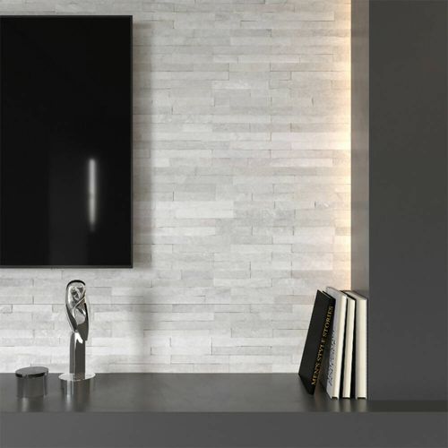 WHITE QUARTZITE SLATE CLADDING TILES   Berlin	 Berlin