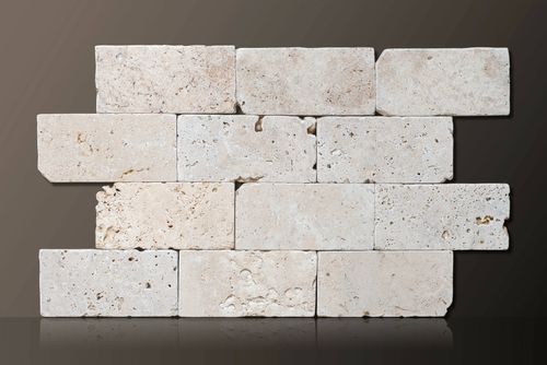 CLASSIC TUMBLED TRAVERTINE MOSAIC TILESCustom Quartz Slab