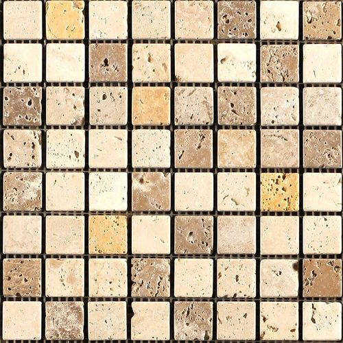 CLASSICO-GIALLO-NOCE TRAVERTINE MOSAIC TILESCustom Quartz Slab