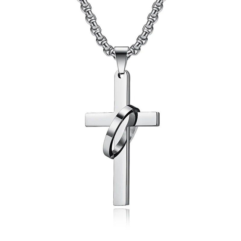 Necklace For Both Men And Women Alloy Necklace Fashion Trend Cross  Necklace cross Party Holiday Gift