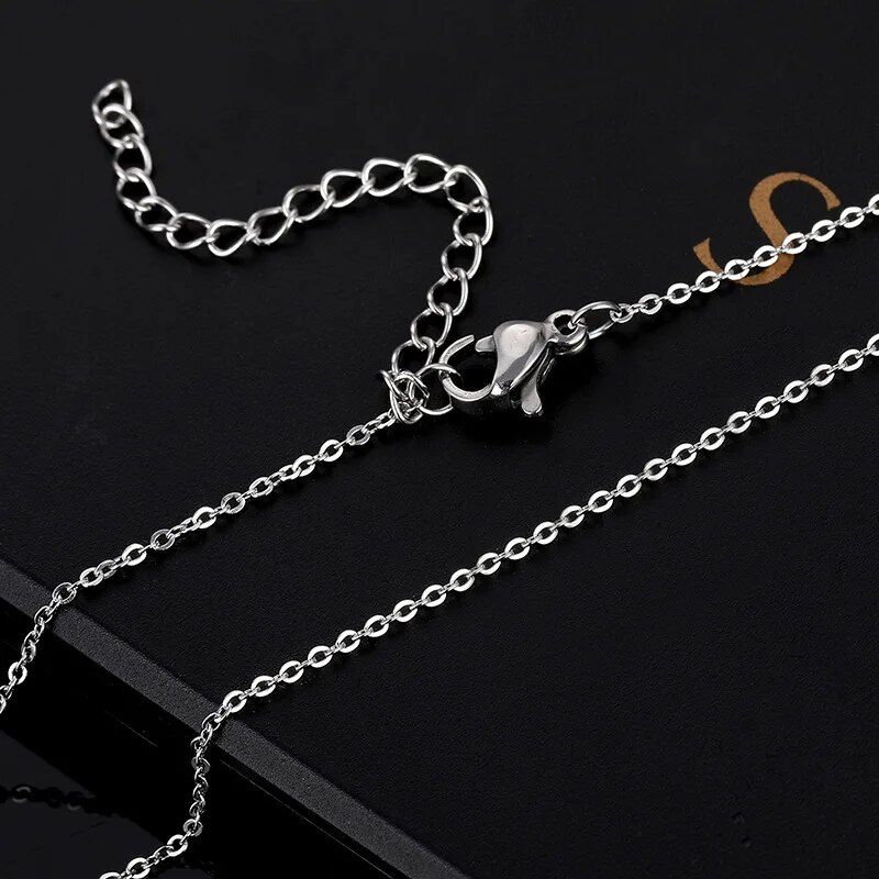 Trendy Baby Rabbit Pendant Necklace Women Girl Stainless Steel Bunny Head Charm Pendant Necklaces Fashion Lovely Animal Jewelry