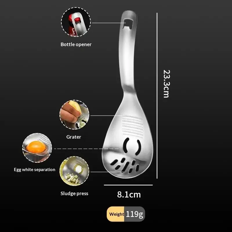 Multipurpose Stainless Steel Grinding Spoon