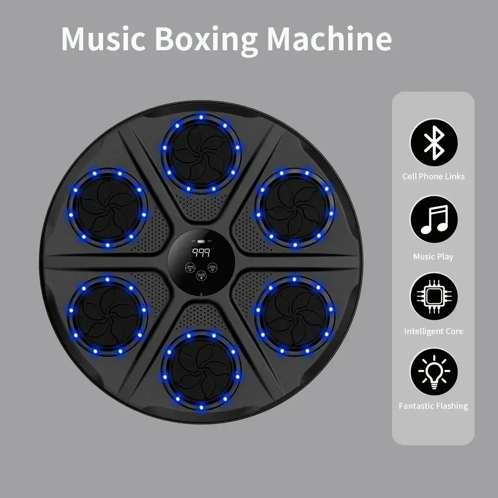 6-Target Music Boxing Machine
