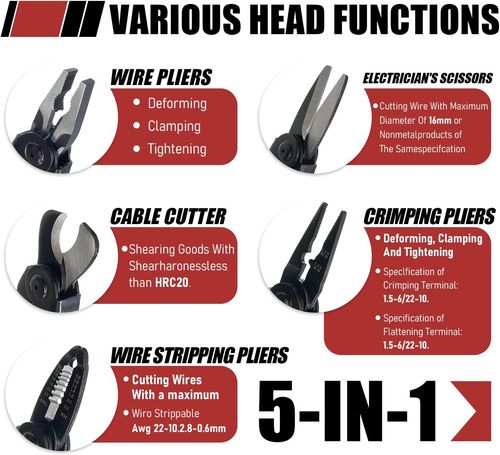 🔧5-in-1 Multifunction Pliers Set
