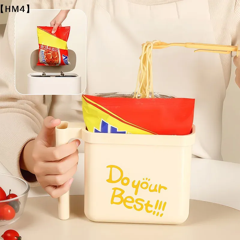 Quick Meal Ramen Bowl with Fork