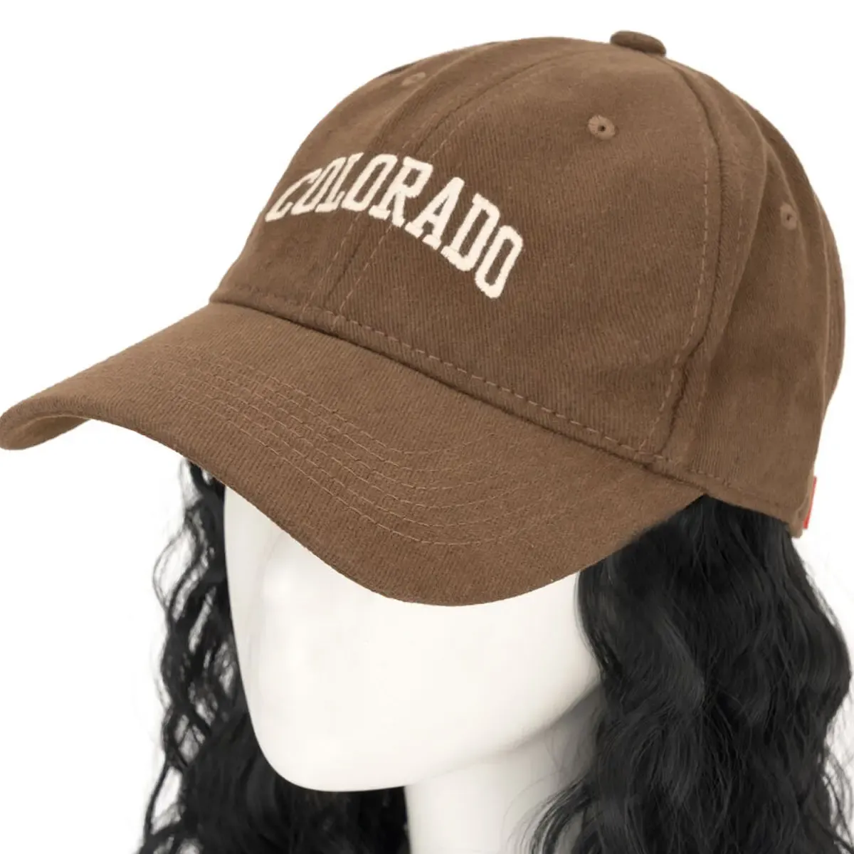 2-in-1 Baseball Cap Wig for Women - 8 Inch Short Wavy Brown Bob Synthetic Hair Extension - Adjustable & Natural Looking Hat Wig Ghana