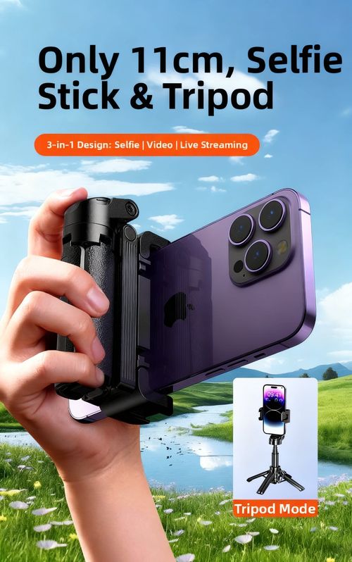 Pro Mini Bluetooth Quadripod with LED Light