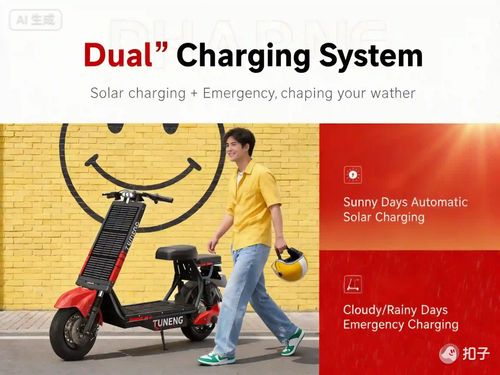 Solar Charging Electric Scooter