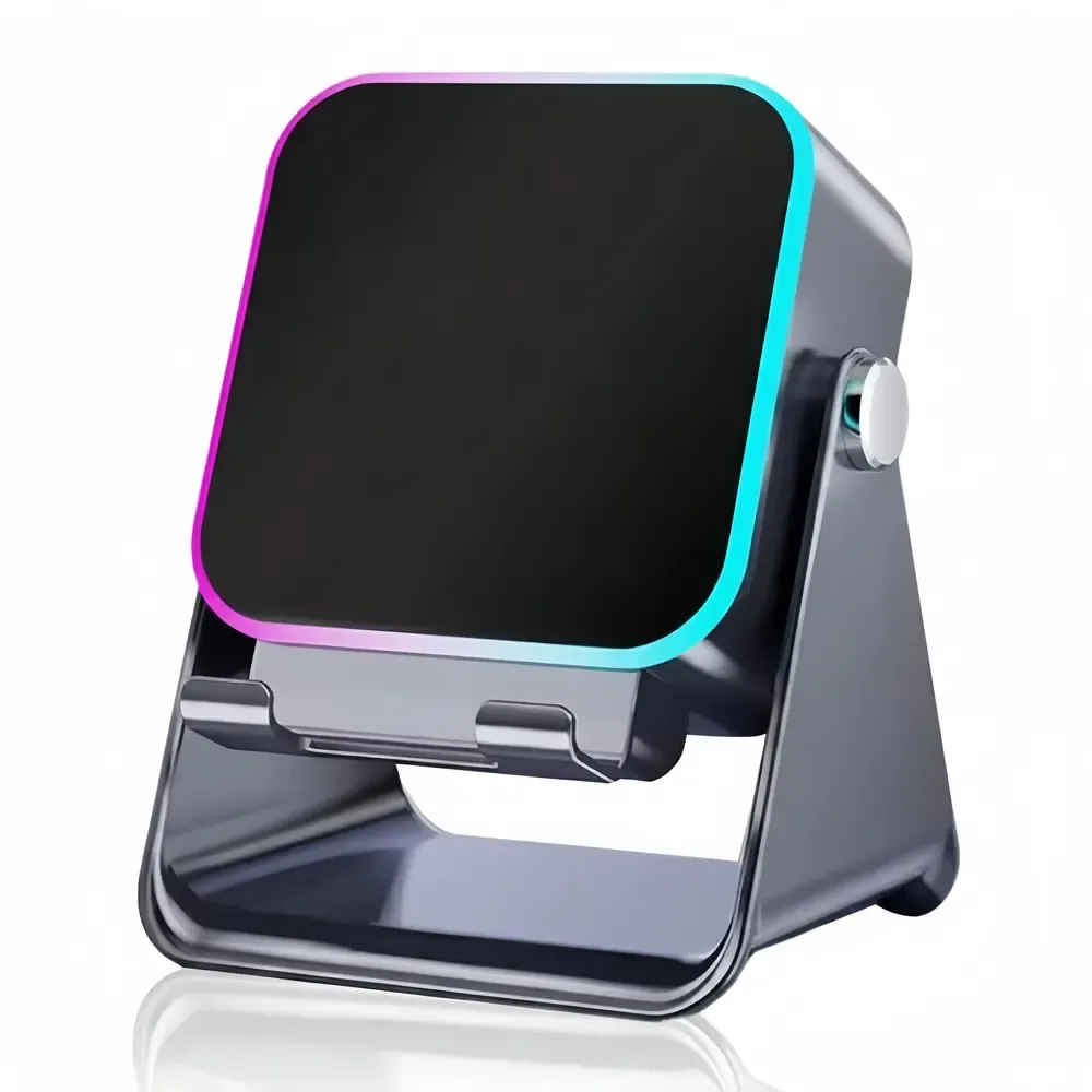 5-in-1 Wireless Induction Speaker Phone Stand with RGB Light
