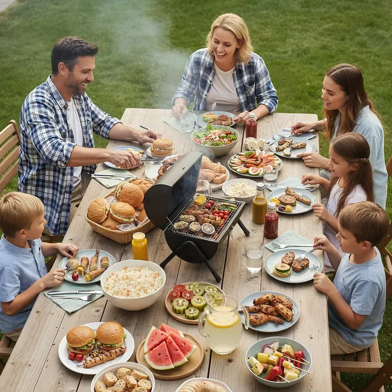Portable Charcoal BBQ Grill in Ghana | Double-Sided Outdoor Grill