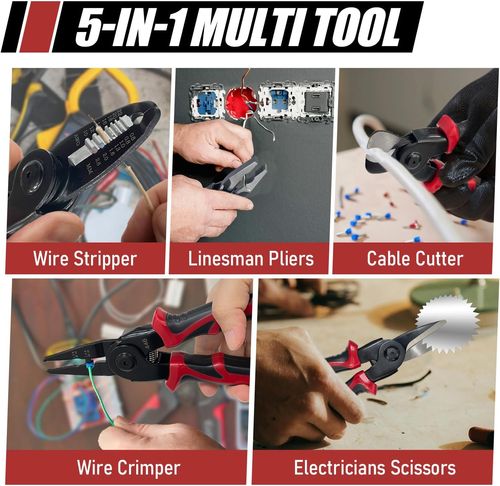 🔧5-in-1 Multifunction Pliers Set