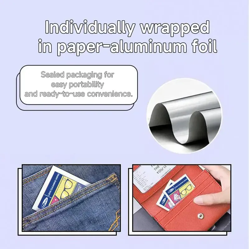 2-in-1 Lens & Screen Cleaning Wipes