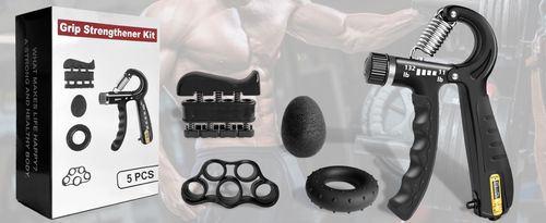 5-in-1 Grip Strength Trainer Kit