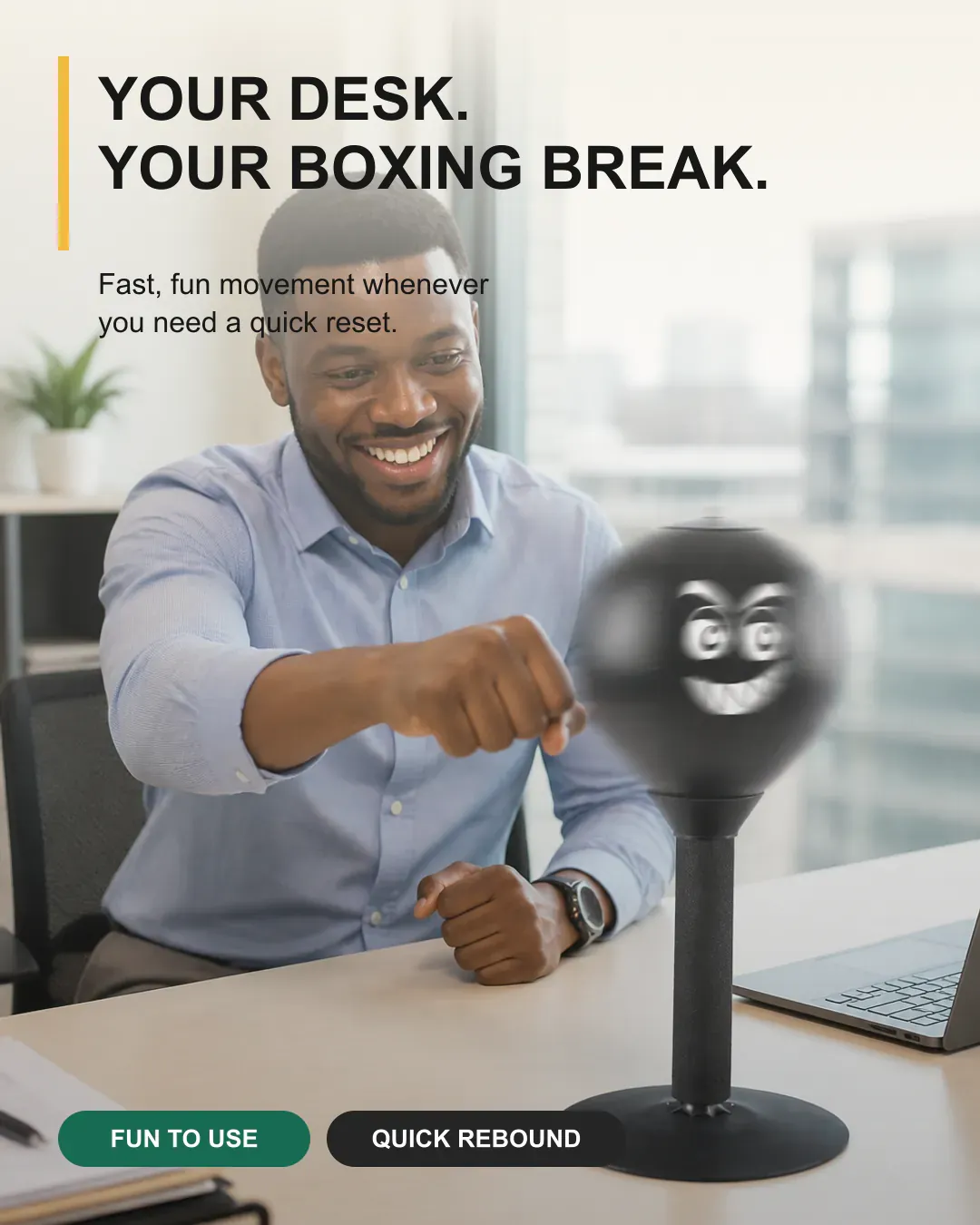 Desktop Reflex Boxing Ball