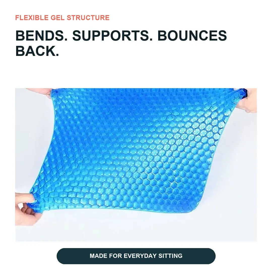 Cooling Honeycomb Gel Seat Cushion for Car and Office Ghana