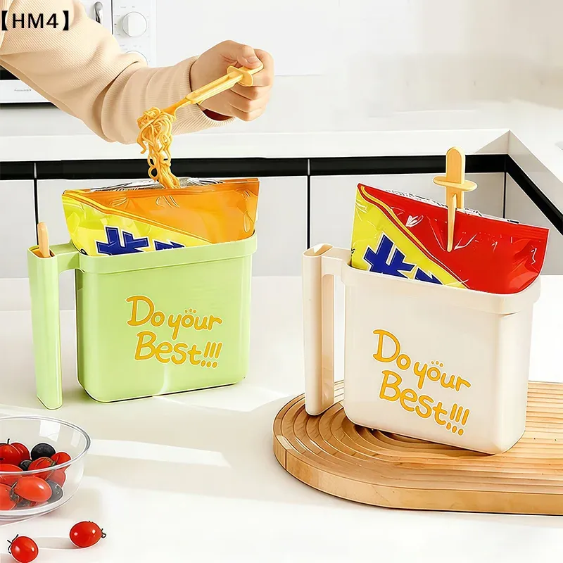 Quick Meal Ramen Bowl with Fork