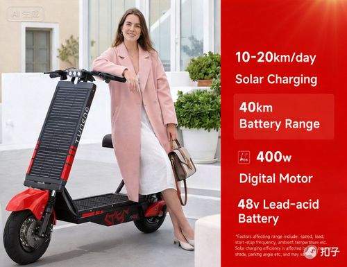 Solar Charging Electric Scooter