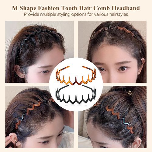 Wavy Shark Tooth Comb Headband