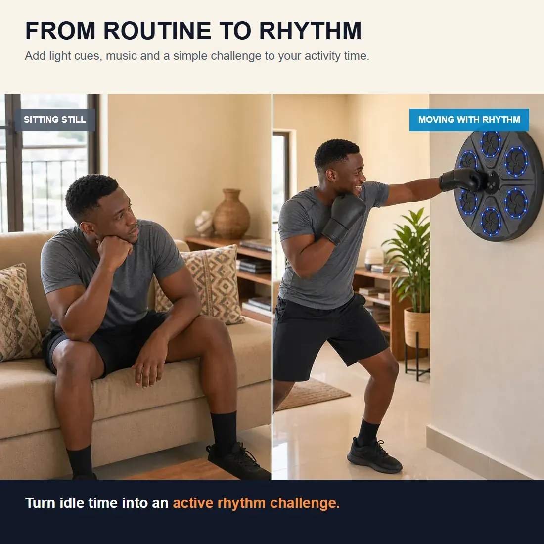 6-Target Music Boxing Machine