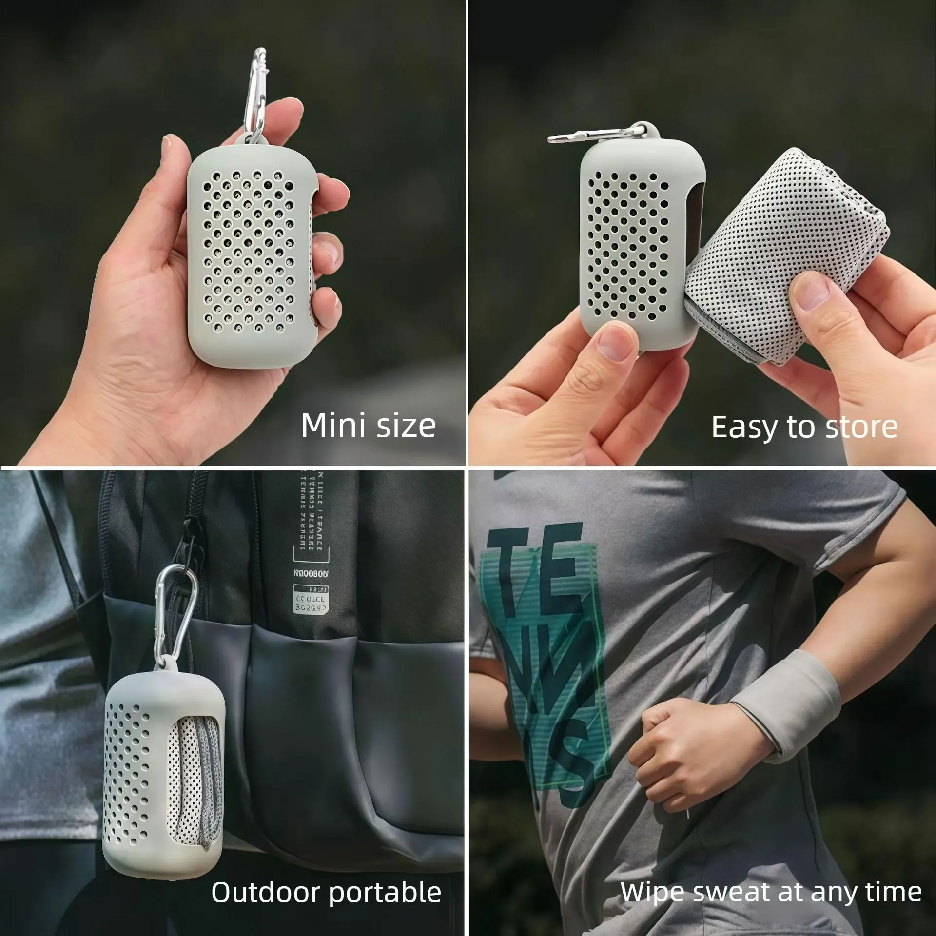 Portable Ice Silk Cooling Towel