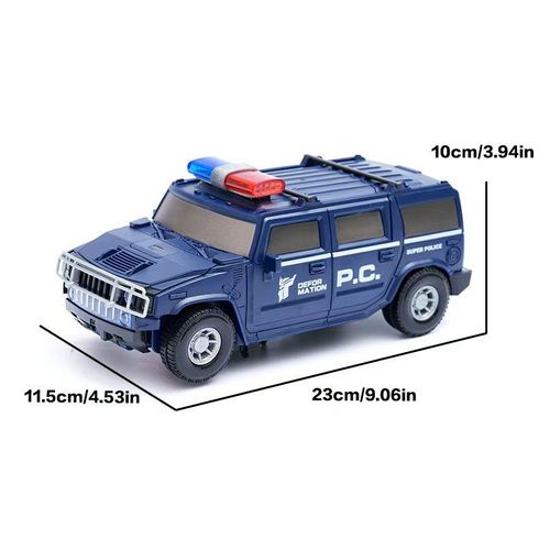 2-in-1 Transforming Police Robot Car