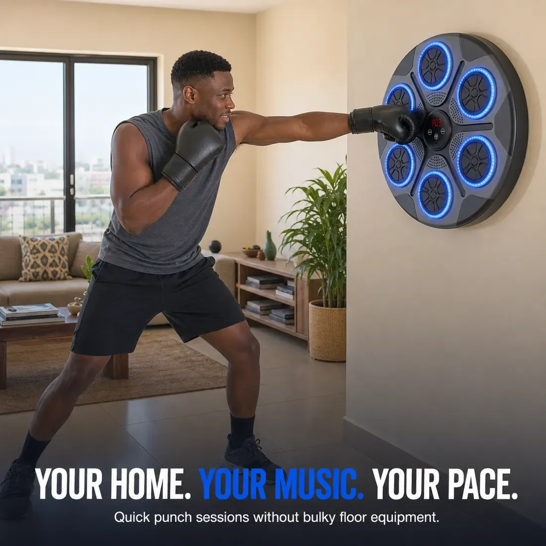Buy a Music Boxing Machine, Get a Desktop Boxing Ball FREE