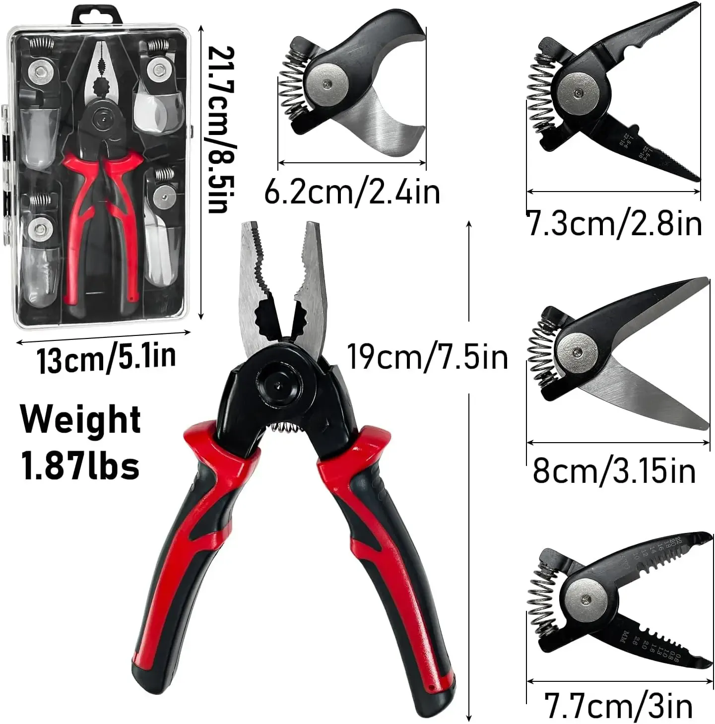 🔧5-in-1 Multifunction Pliers Set