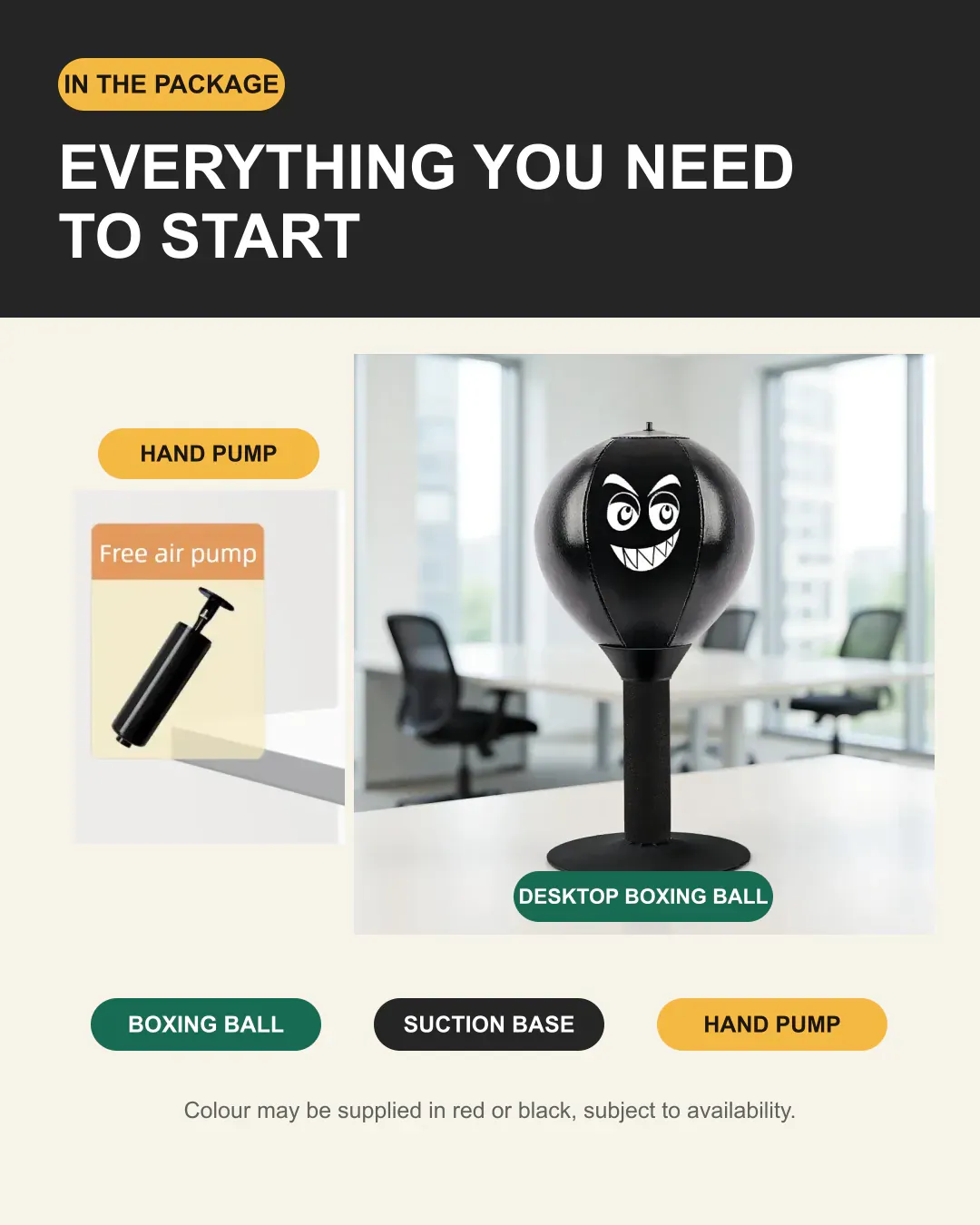 Desktop Reflex Boxing Ball