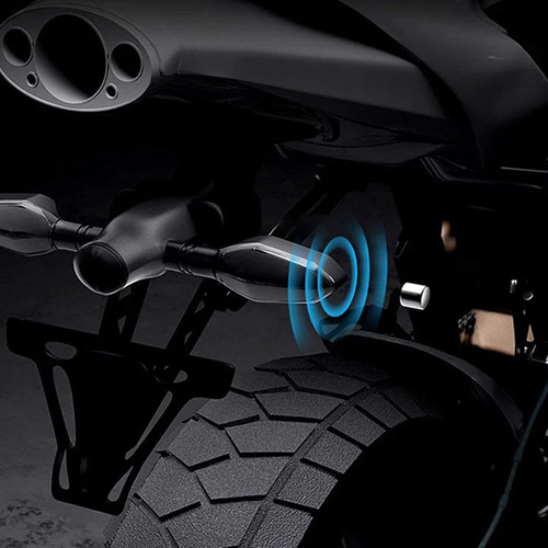 Electric Motorcycle Steering Projector Light