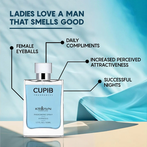 （Promotion for only 2 weeks reduce 80Ghs）Cupid Pheromone Cologne for Men 50 ML | Ignite Her Desire