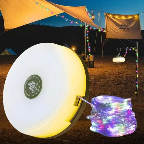 SUMMER HOT SALE🔥10 meters Outdoor Lighting Camping Lantern Roll Atmosphere Light