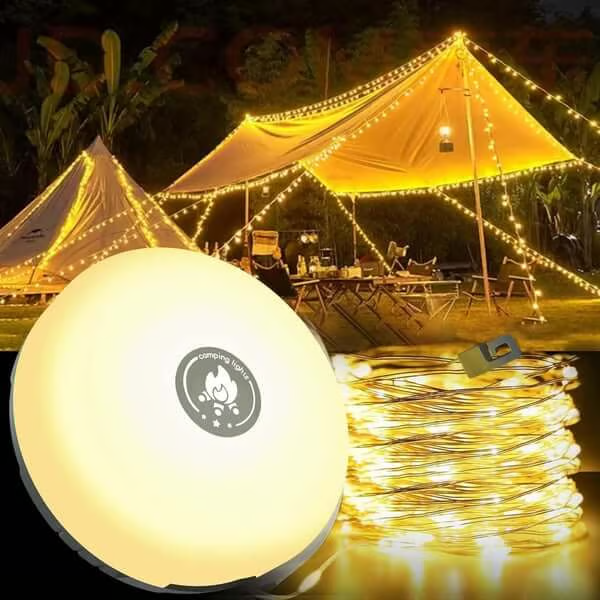 SUMMER HOT SALE🔥10 meters Outdoor Lighting Camping Lantern Roll Atmosphere Light