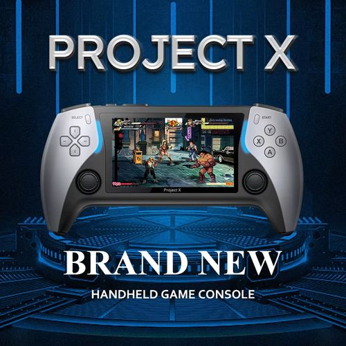 Project X  Game Console 4.3 Inch  with Double 3D Rocker