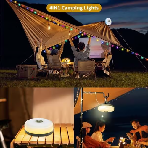 SUMMER HOT SALE🔥10 meters Outdoor Lighting Camping Lantern Roll Atmosphere Light