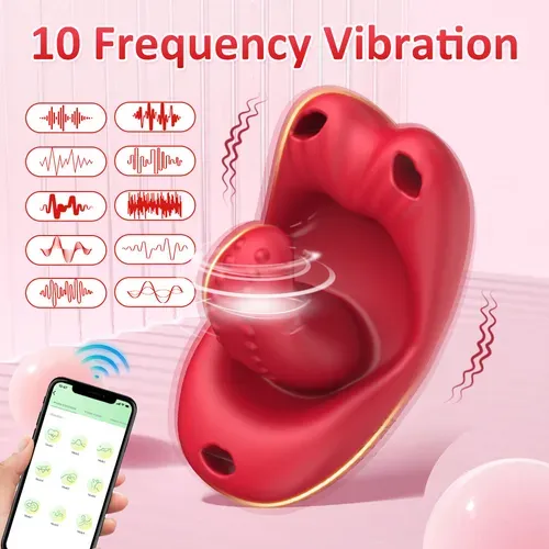 APP Mini Panty Vibrator Clitoral Vaginal Stimulator 10 Vibrations
