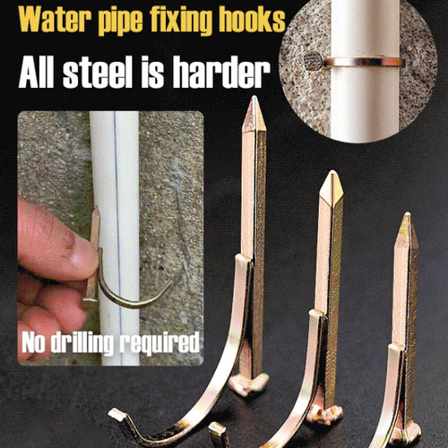 Water Pipe Fixing Hook Nail（50pcs）