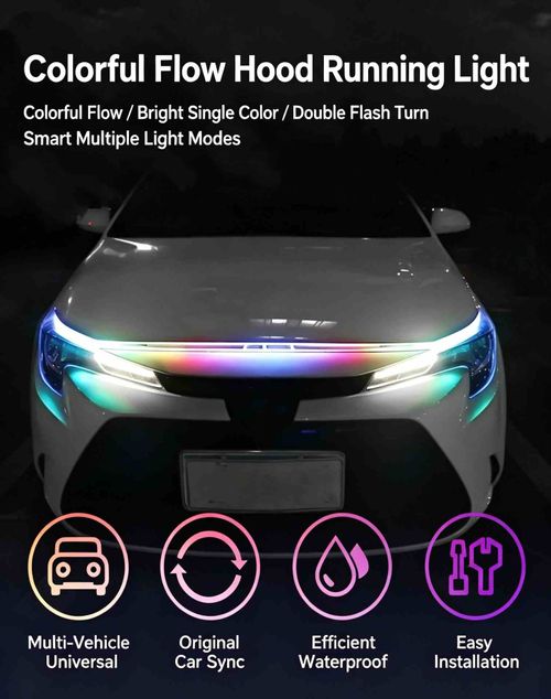 Engine hood light
