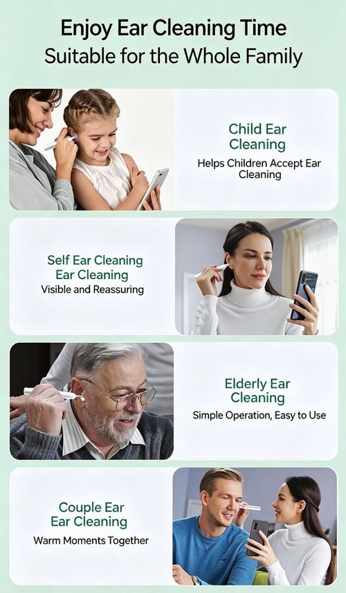 Transparent ear scoop