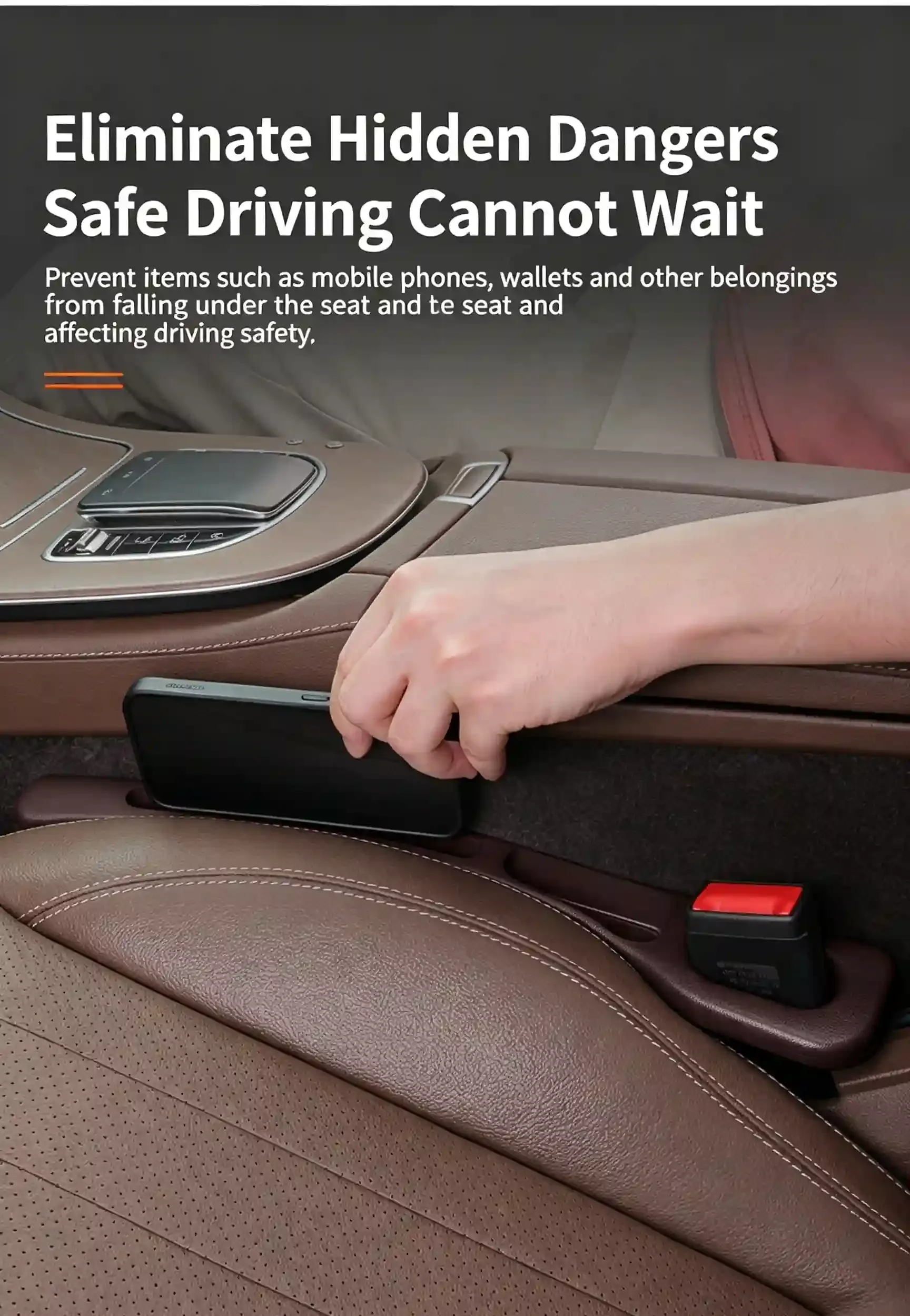 Car Seat Gap Filler Strips
