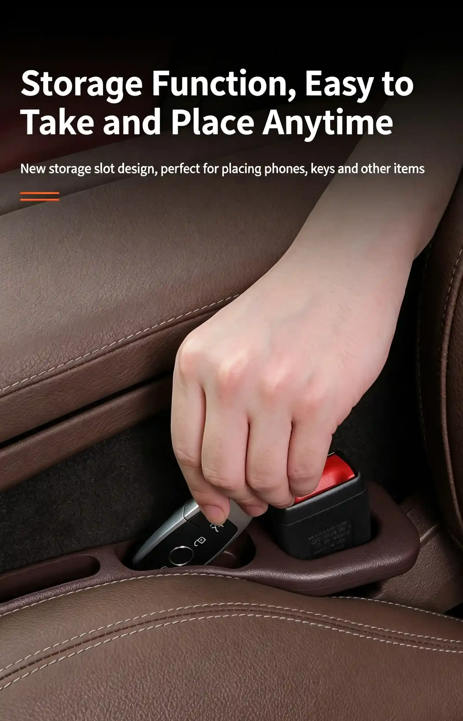 Car Seat Gap Filler Strips